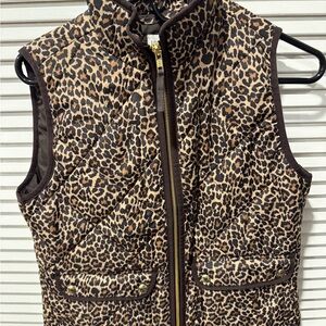 Leopard Print Vest